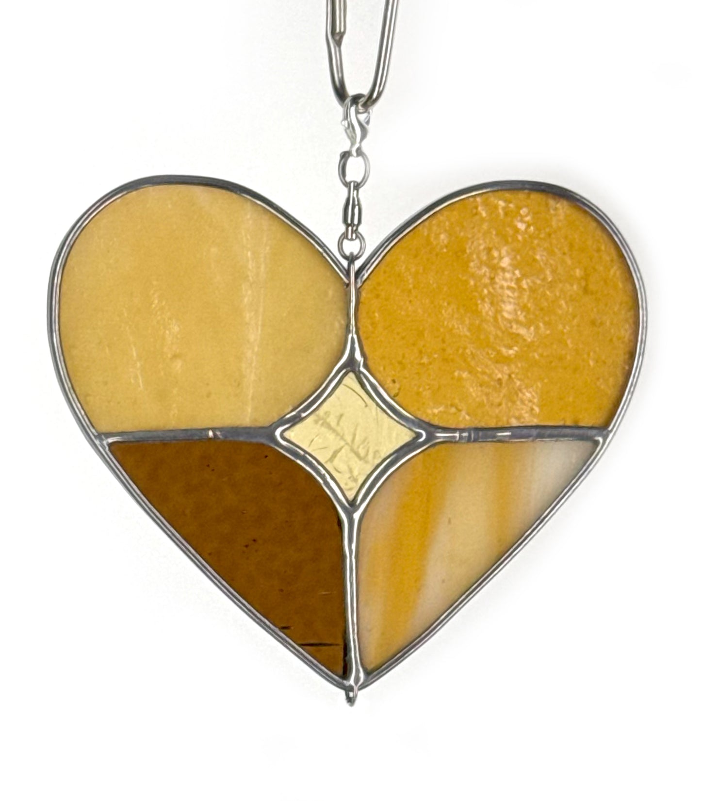 diamond heart - butterscotch