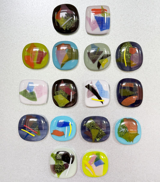 scrappy magnets - confetti blobs