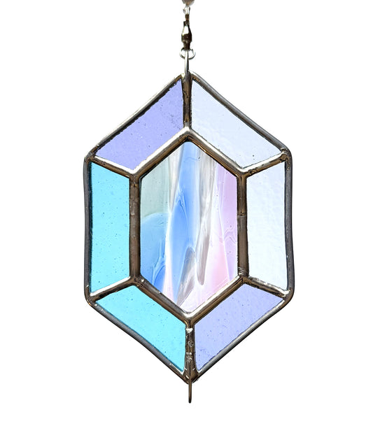 hexagon gem - opal