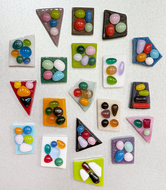 scrappy magnets - lotsa dots