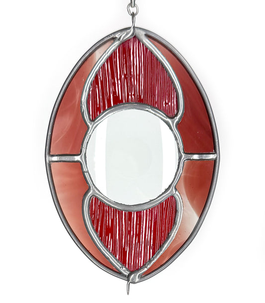 petaled circle bevel - cinnamon